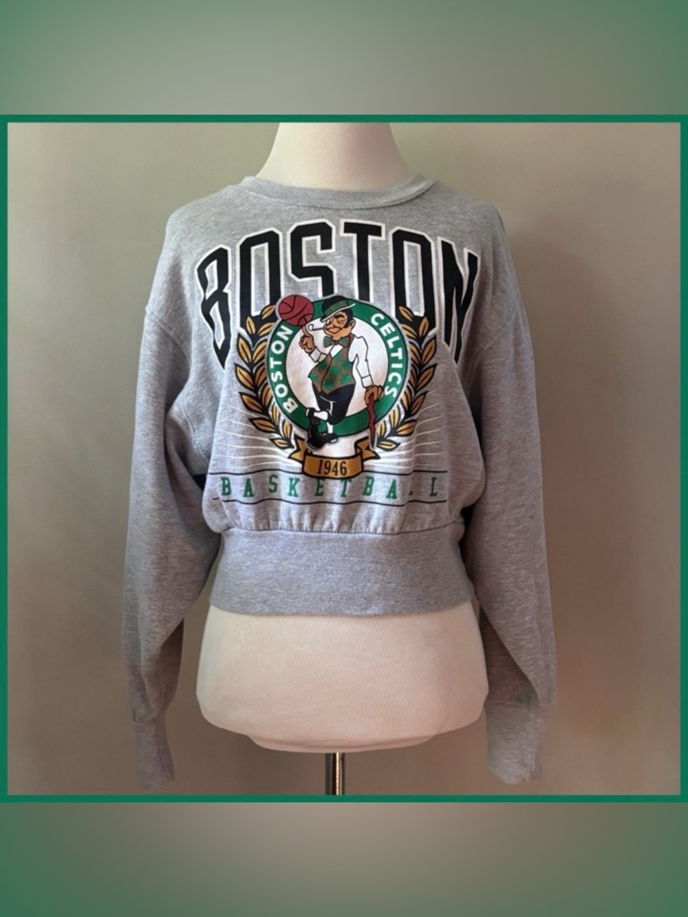 Boston Celtics Cropped Sweatshirt